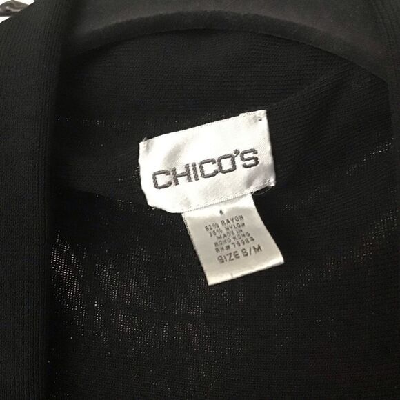 Chico’s Open Front Fringe Cardigan - Picture 2 of 3